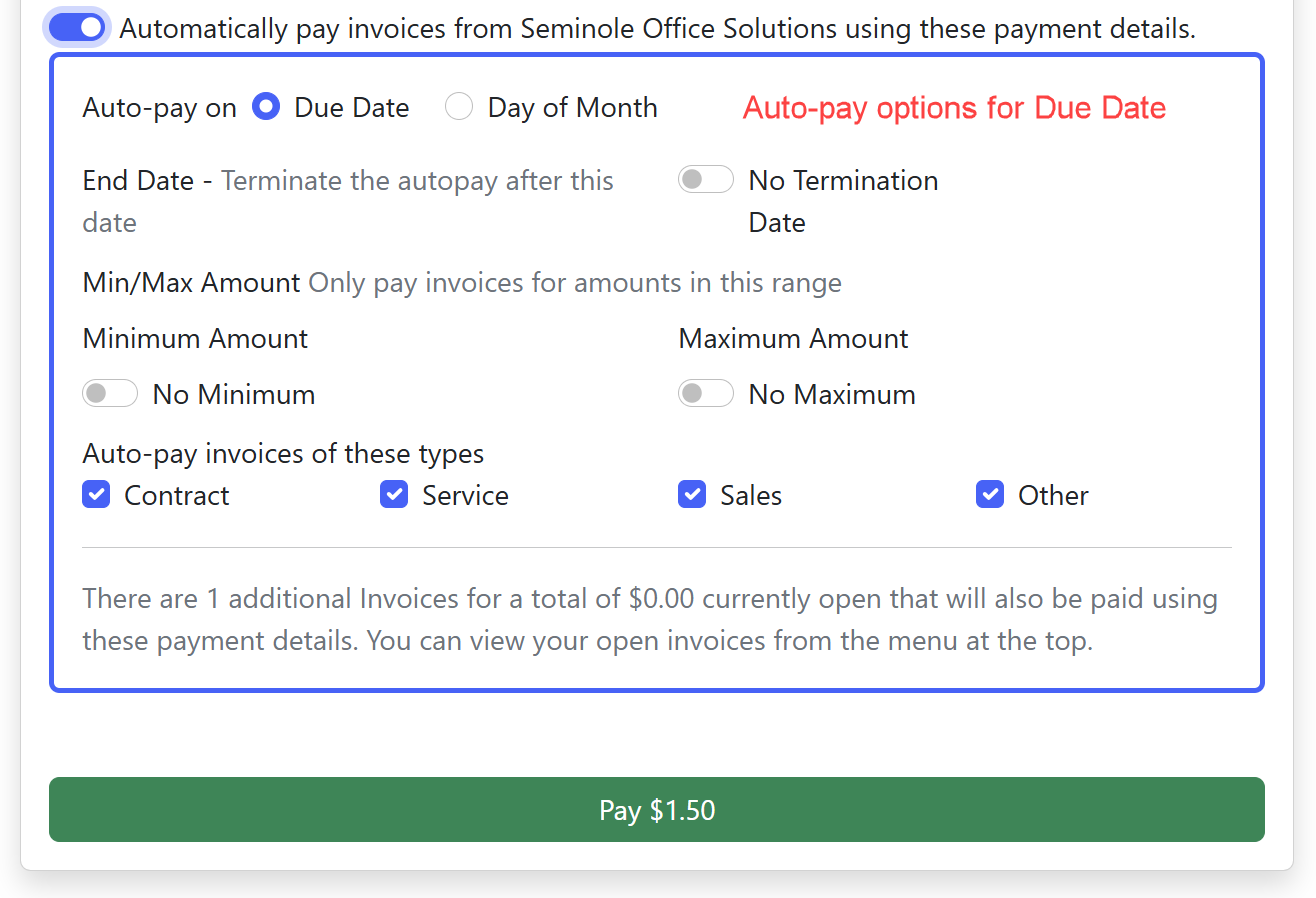 SmartPay Instructions